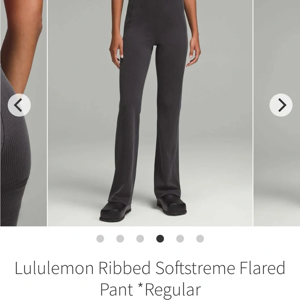 Lululemon Ribbed Softstreme Flared Pant - Picture 4 of 9